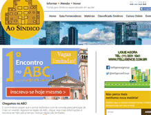 Tablet Screenshot of aosindico.com